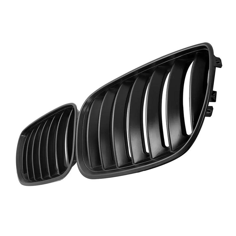 Для BMW E53 X5 LCI 2004 2005 2006 Высококачественные передние спортивные решетки-ноздри глянцево-черные Решетка капота Стайлинг автомобиля Заменяемый тип