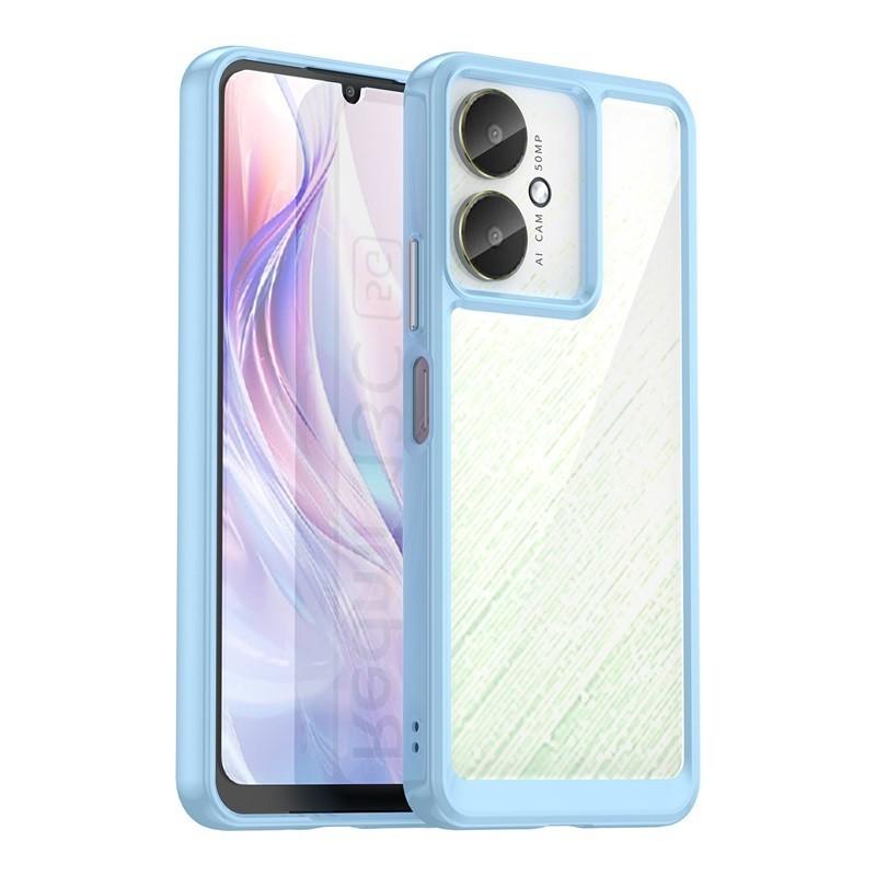 Прозрачный чехол PMMA для Xiaomi Redmi 13C 13R 5G 4G Poco M6 C65 TPU Redmi13C Redmi13R TPU цветной мягкий чехол с рамкой из твердого материала