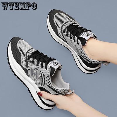 Весенне-летняя легкая дышащая спортивная обувь, женские корейские модные кроссовки, женская прогулочная обувь с сеткой