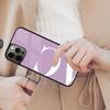 Персонализированный чехол для телефона с магнитом и большой буквой Для APPLE iPhone 17 Air 16 14 13 12 Pro Max 15 Plus Беспроводная зарядка MagSafe Чехол