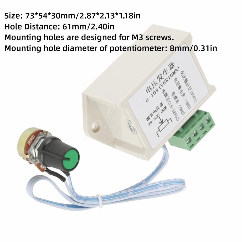 0-10V DC DC Generator Module Adjustable Voltage 10mA Output 0-10V Generator Analog Signal Signal Generator Module PLC Interface