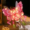 Cartoon Butterfly Wing Lantern Traditional Craft Unfinished Portable Lantern Handmade Blessing Antique Lantern Festival Gift
