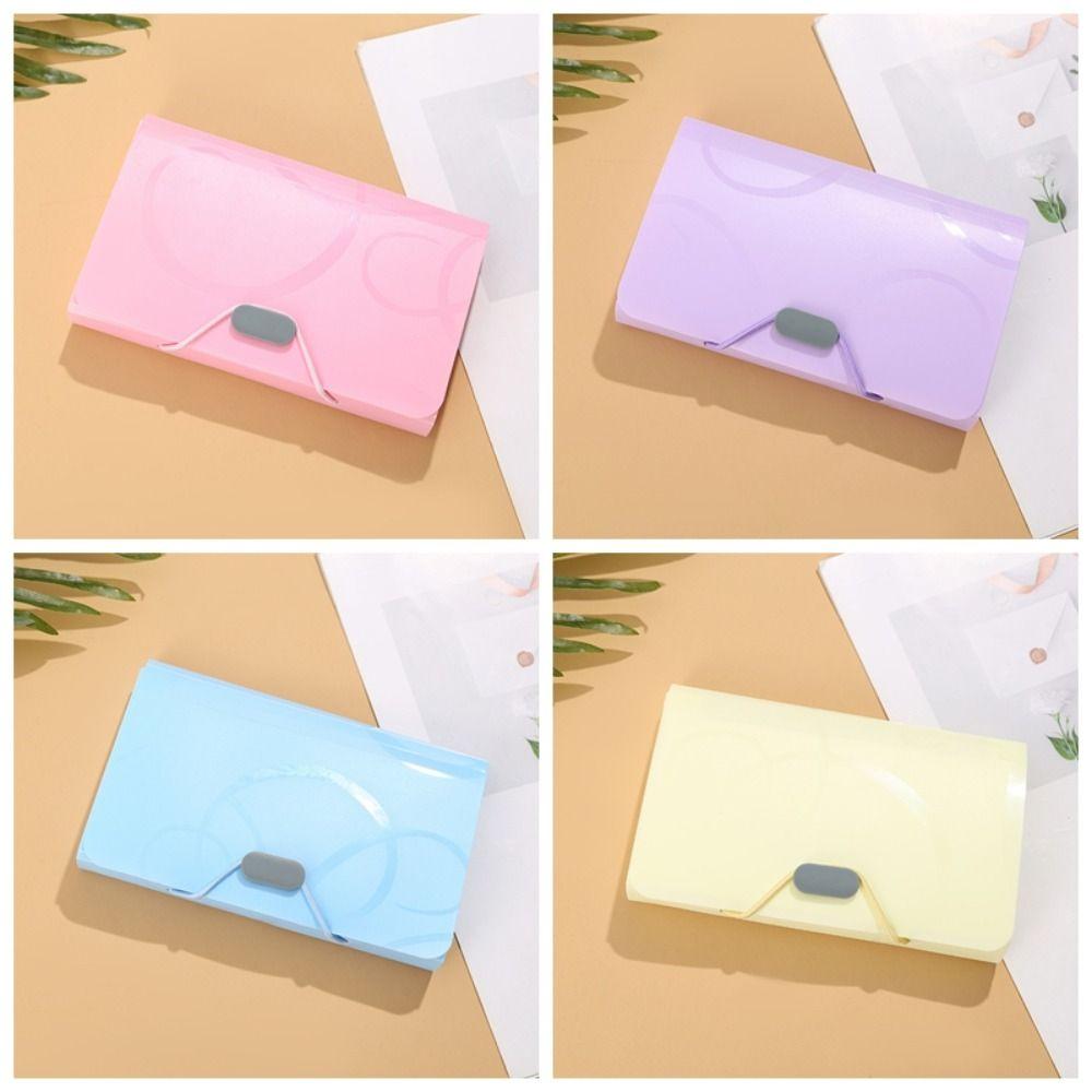 Износостойкая радужная сумка для органов, полосатая упаковка для счетов, сумка для хранения файлов формата А6 в карамельных тонах, семья