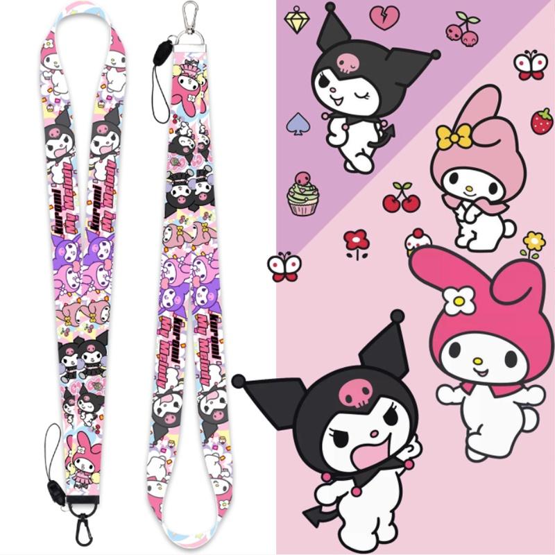 Sanrio Kuromi Character Phone Lanyard Soft Durable And Colorful Strap For All Your Needs!