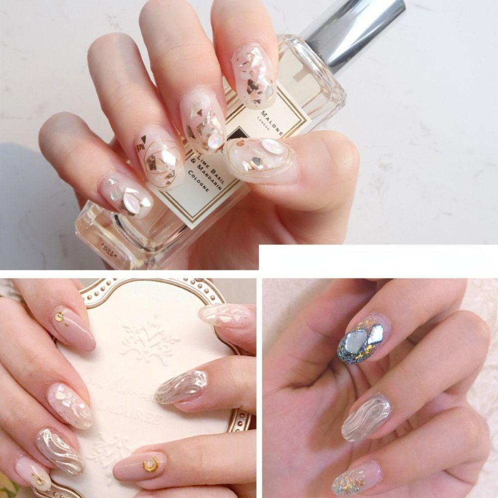 Nail Material Manicure Tips Nail Art Flakes Nail Rhinestones Nail Art Fragments 3D Nail Decoration