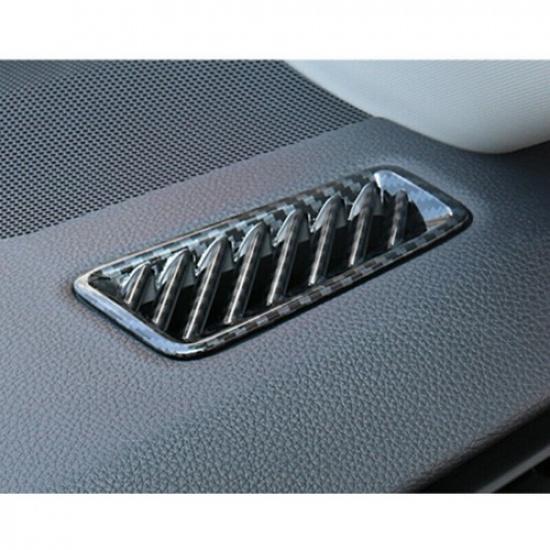 For Toyota RAV4 -2024 Carbon Fiber Dashboard Upper Air Vent Cover Trim 4PCS