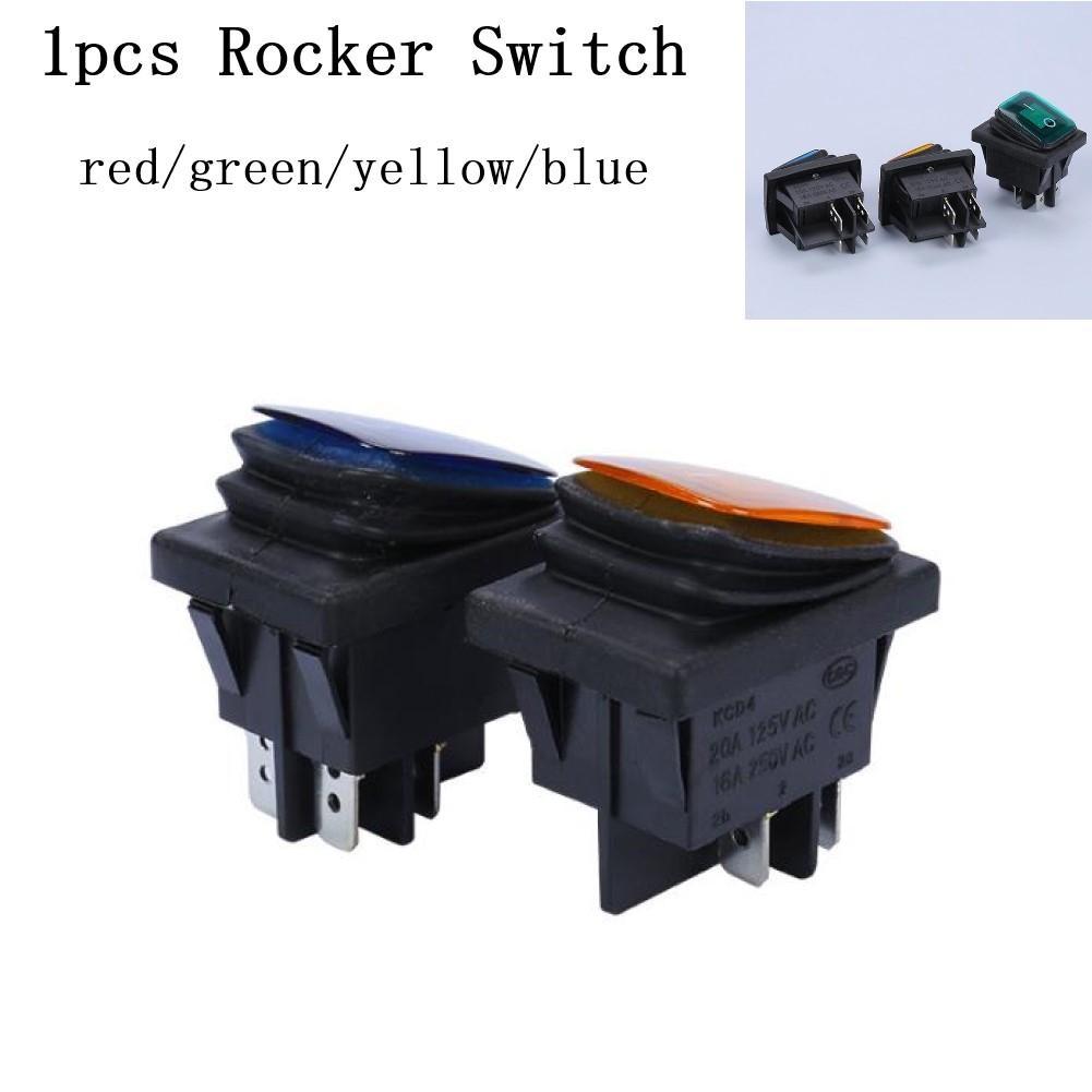 High Quality Waterproof Cover DPST Rocker Switch for Heavy Duty Applications