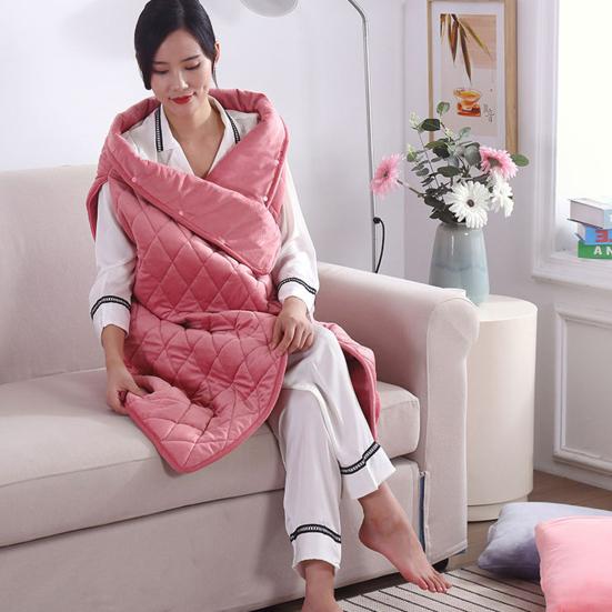 Электрическое одеяло с автоматическим таймером, быстрый нагрев, беспроводной полиэстер, зимний более толстый обогреватель, USB-подогреватель для тела, для холодной погоды