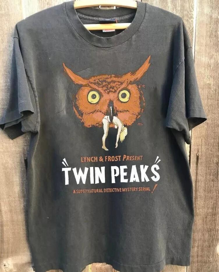Twin Peaks Shirt Twin Peaks Band Charcoal Cotton Tshirt Unisex S5XL Unisex T-Shirt