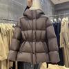 Women Winter Warm Padded Jacket Long Sleeve Hooded Bread Clothes Female Thick Jacket Outerwear