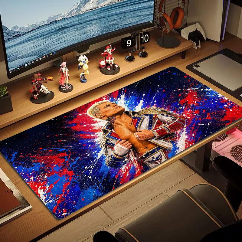 Cody Rhodes Large Size Mouse Pad Large Gaming Table Cushion Non-slip Laptop Tablet Big Mousepad XXL Mat Mini PC Playmat With Lock edge