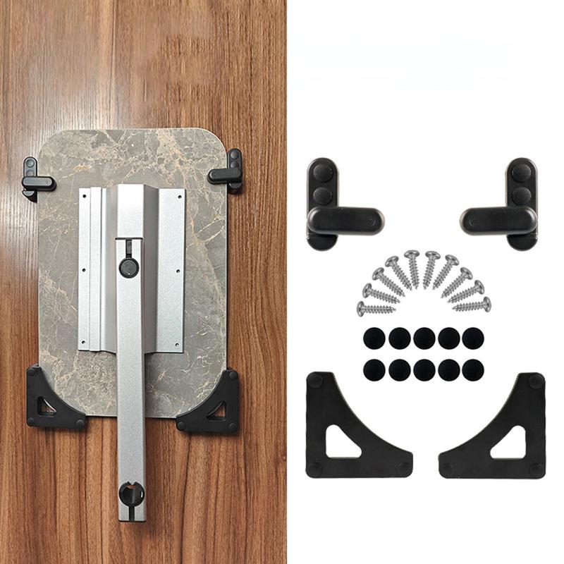Stable RV Table Lock Clip Rotatable Buckle Organizer Hardware for Folding Table Board and Trailer Use