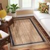 Jute Rug Natural Carpet Rectangle 100% Natural Fiber Area Living Rug Handmade Look