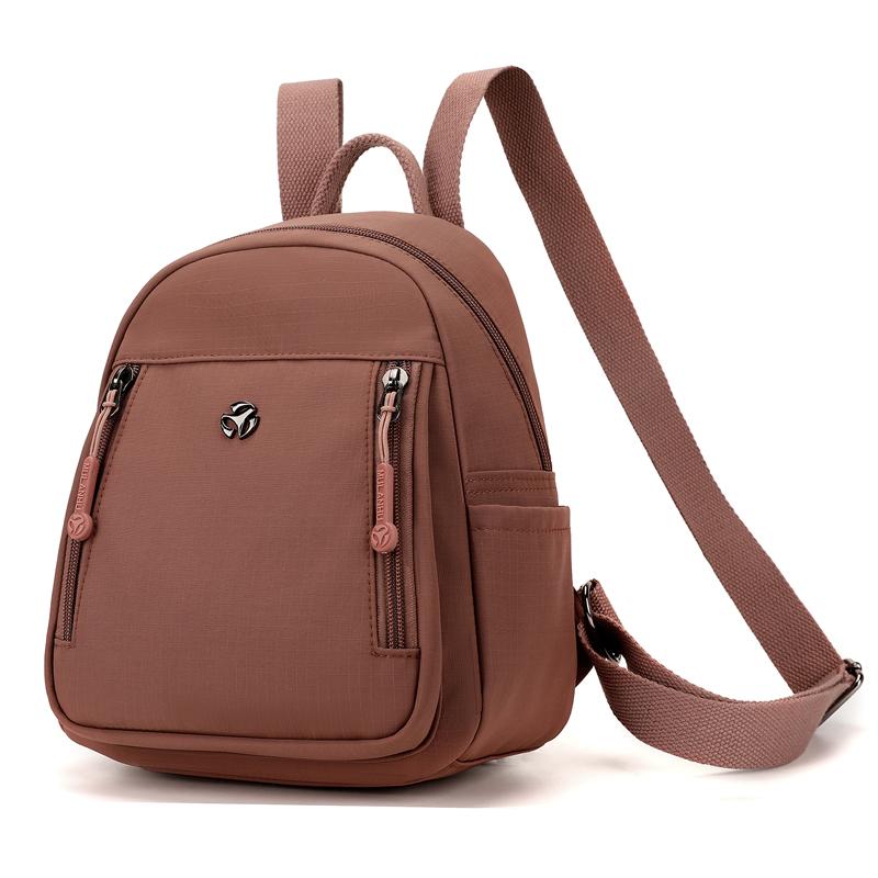 Водоотталкивающий нейлоновый рюкзак женский небольшой рюкзак легкий дорожный школьный ранец