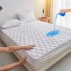 100% Waterproof Mattress Protector Solid Color Quilted Elastic Fitted Sheets with Deep Pocket Single Double Size Mattress Cover