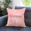 Fashion Rrosewood Hoteleer Cushion Cover Comfortable Reversible Pillow Cover Ideal for Car Sofa Bedroom  Beyond