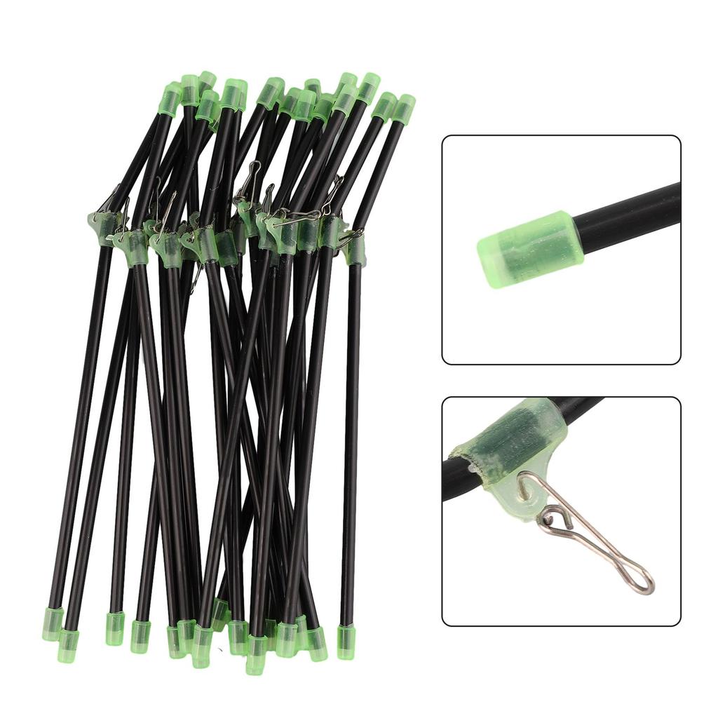 20 шт. светящаяся кормушка Leger Anti Fishing Rig BentBooms Sea Fishing 200*4,5 мм