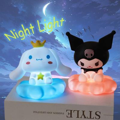 Ночник Sanrio; анимационный дизайн с рисунком облаков, покрытый фарфором; cooloru собака; осажская собака; маленькая настольная лампа; светящееся украшение; вечеринка