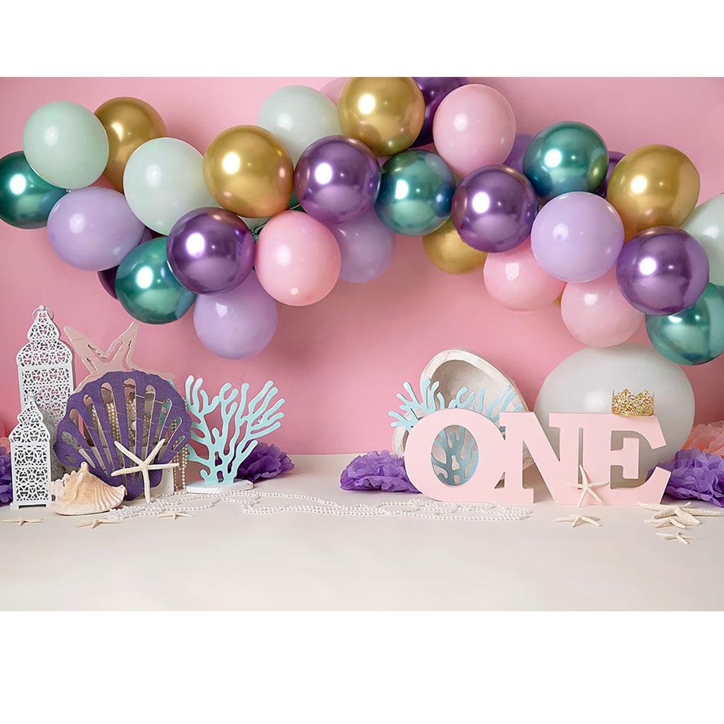 Teddy Bear Colorful Balloons 1st Birthday Backdrop Kids Gifts Baby Shower Oh Baby Background For Photography Photo Props Studio