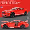 1/32 High Simulation Supercar Ford Mustang Shelby GT350 Car Model Alloy Pull Back Kid Toy Car 4 Open Door Children's Gifts GT500