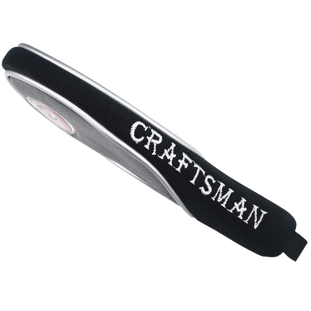 CRAFTSMAN Golf Iron Cover Head Cover 12 Pieces Count Embroidery On Both Sides Clip Closure Long Neck Type (3-9, P, A, S, L, L)