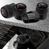 AAWI1 4Pcs Universal Metal Alloy Nurburgring Motor Sport Racing Road Logo Emblem Car Wheel Tire Valve Tyre Air Case Accessories