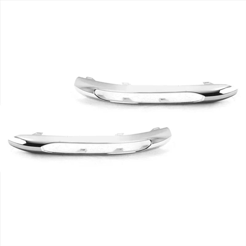 1Pair Front Bumper Lower Grille Fog Light Cover Frame for Mercedes-Benz SLK Class R172 W172 2012-2016 A1728850074/174