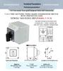 Zhuochao SZW26-160/D202.2BF Universal Changeover Switch: 2 Sections, 3 Gears, Protective Box