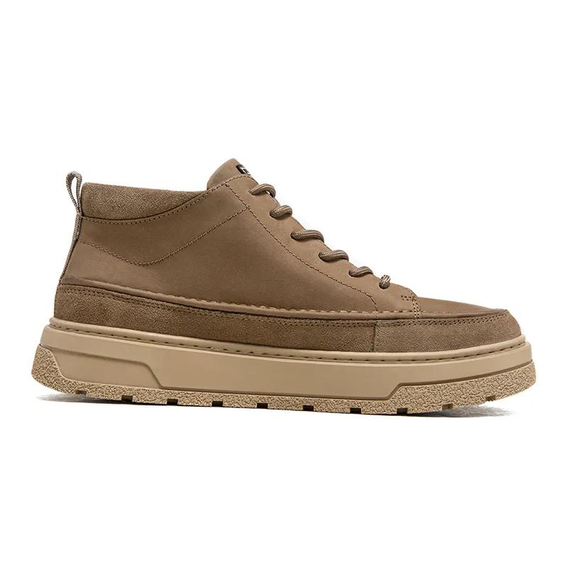 CAMEL Skate Shoes Men's High-top Yellow Brown / Khaki / Black (Unisex) Skate Shoes G13W046055