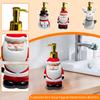 Бутылка-дозатор для мыла Санта Клауса, Дозатор для мыла для дома и ванной комнаты, Дозатор для мыла для ванной комнаты, Нажимная бутылка, Декорация