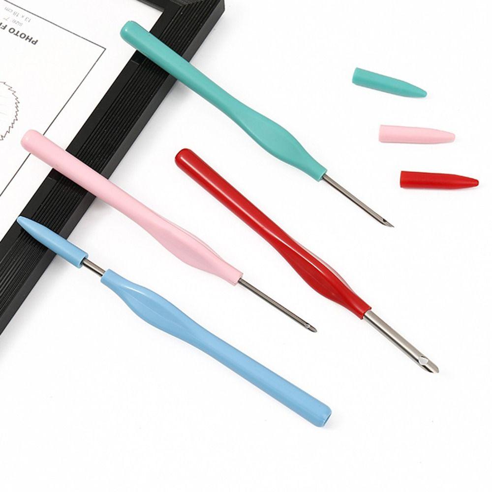1/4Pcs Poking Cross Stitch Tools Embroidery Punch Needle Kit Punch Needle Tool
