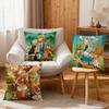 Cartoon Game WWakfu Cute Funny Soft Pillowcase For Sofa Home Living Room Bedside Decor Pillow Cover Gift Party Hogar