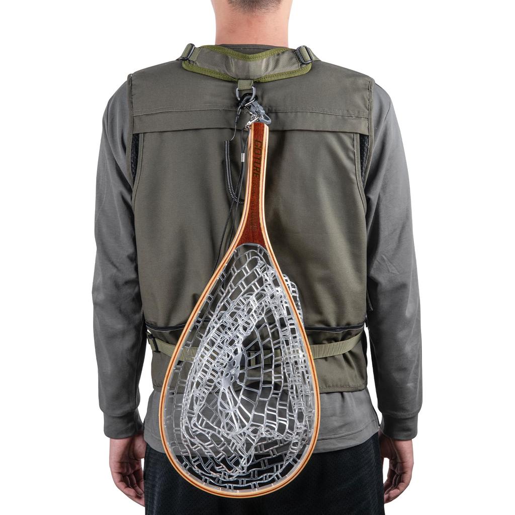 Goture Fly Fishing Chest Pack, Lightweight Chest Pack Tackle Storage Bag, Fly Fishing Bag with Adjustable Padded Waist Strap