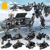 Mechanical Men Assembled Building Blocks Toy With Multiple Forms Of Deformation