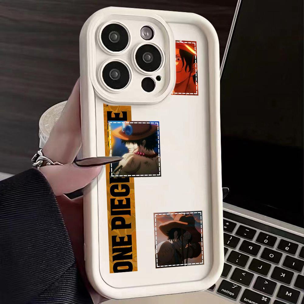 Ae91 Защитные чехлы для телефона One Piece для Xiaomi Poco X5 M6 Redmi Note 13 12 11 Pro 13C 12C A3 9 10 12S Задняя крышка из ТПУ 'Ангельские глазки'