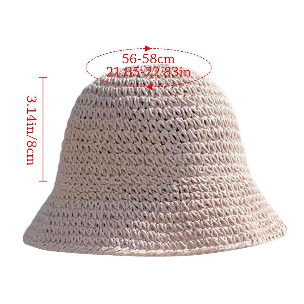 Foldable Beach Cap UV Protection Panama Cap Women Shade Hat
