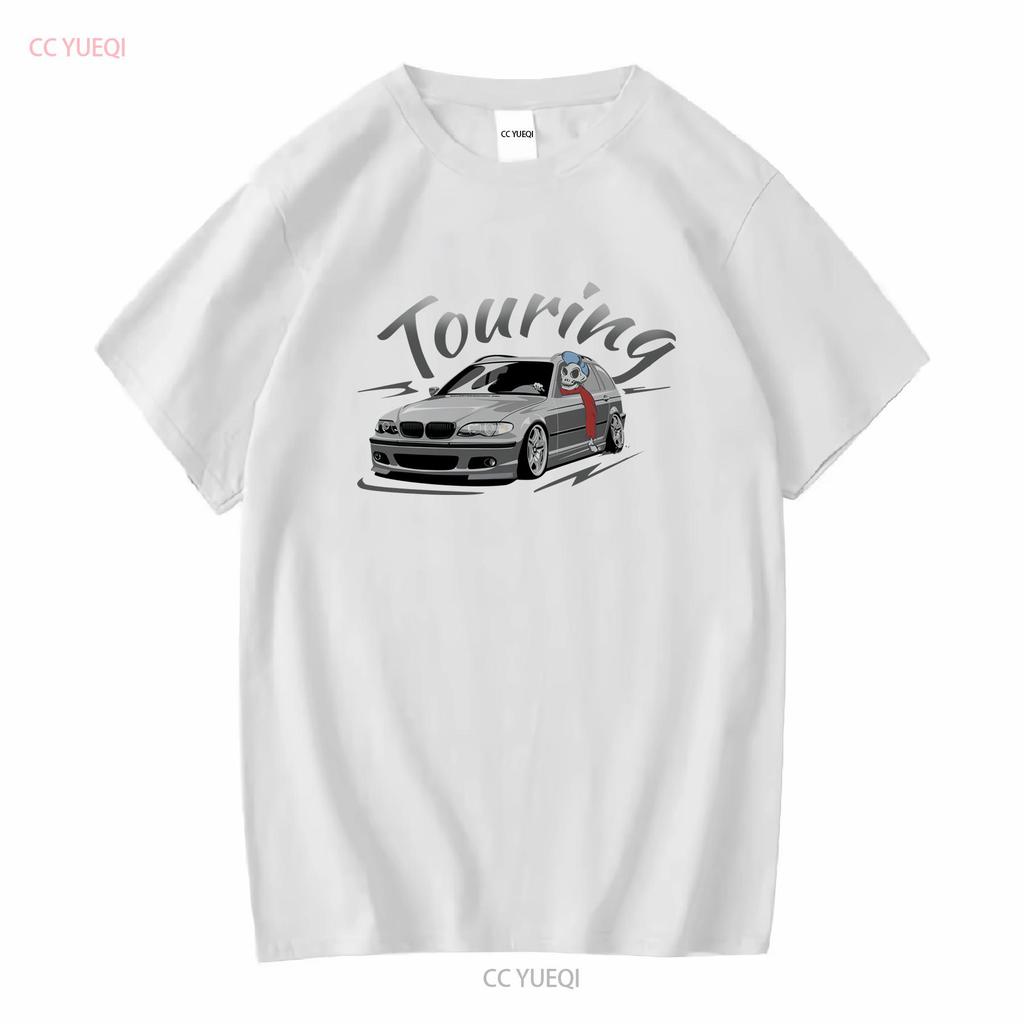 Унисекс E46 Touring 320ci 320d 330xd 318i 330d 325ci 316i 325xi 330xi Футболка с длинным или коротким рукавом Винтажная стирка Мужская