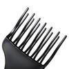 1Pc Hair Comb Insert Afro Hair Pick Comb Hair Fork Comb Plastic High & Low Gr Comb Hairdressing Styling Tool Black for Man & Woman