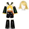 Kagamine RIN Kagamine LEN Cosplay Costume with Cosplay Event Halloween [ZOMOZO] Wig, Costume, Disguise, Costume, Costume, (Kagamine RIN, XXL)