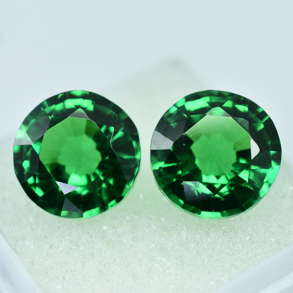 20 Ct Natural Tsavorite Garnet Loose Gemstone Quality Eye Clean Green Round Cut