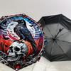 1pc Raven Moonlit Skull Artwork Umbrella with Plastic Handle,Suitable for All Seasons Home Travel Outdoor UmbrellaDD1420