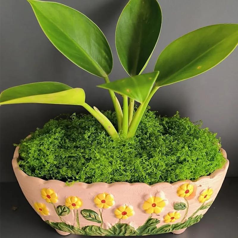 Искусственный мох газон имитация поддельная зеленая трава мох ковер искусственный газон мускус бонсай ландшафт DIY наружное садовое украшение