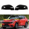 For Lynk&Co 01 2017 2018   Car Accessories Reversing Mirrors Cover Rearview Mirror Housing Rear Shell Black