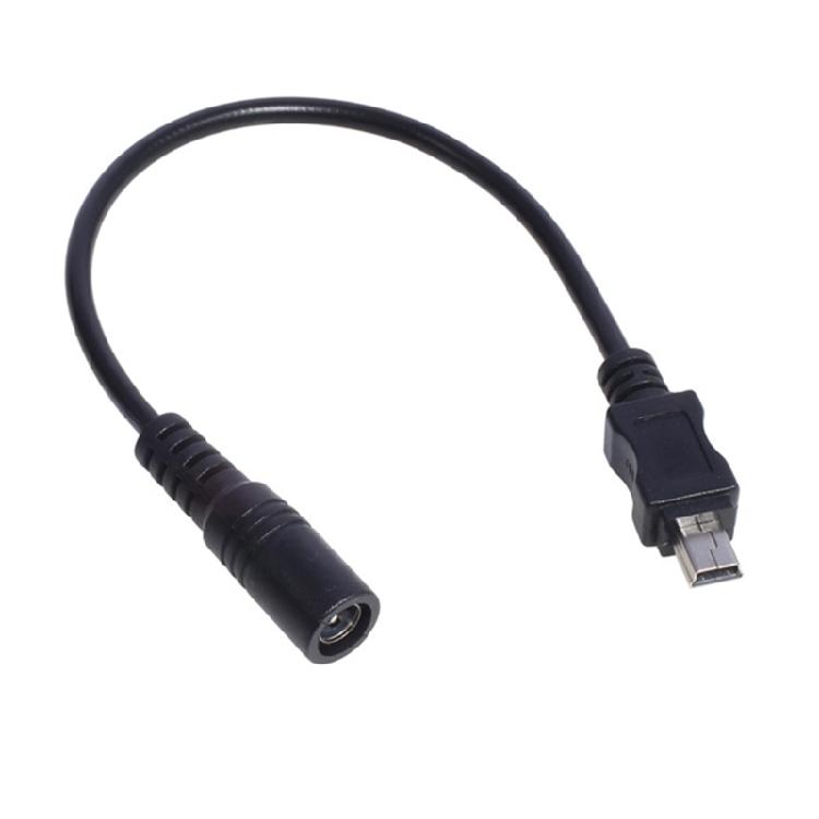 Мини USB-кабель питания 5 В 3 А, разъем DC 5.5 x 2.1 мм для зарядки динамика, MP3, MP4