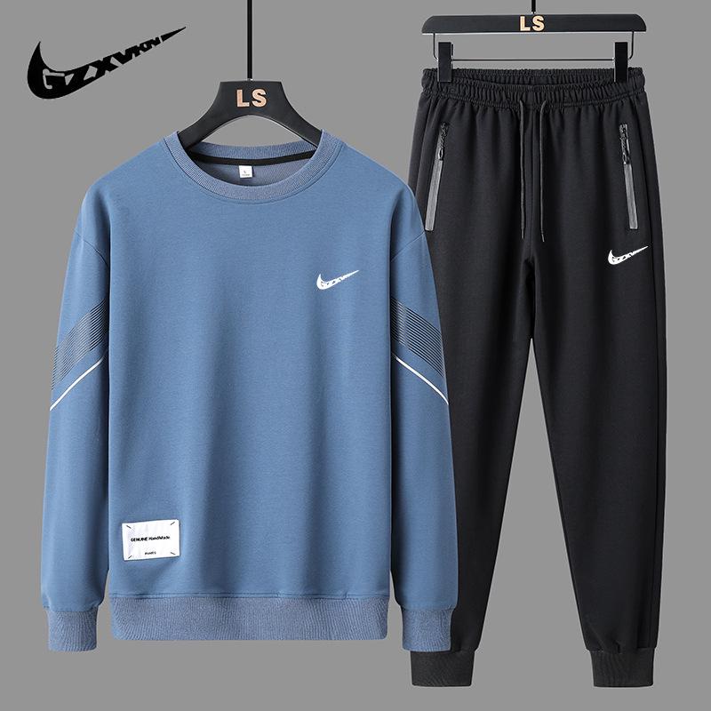 Мужской модный комплект: куртка с воротником-стойкой и худи, спортивная одежда для весны/осени