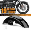 For Harley Touring Road Glide Electra Street Glide Road King 2014-2023 Motorcycle Front Fender Iron Wheels Wrap
