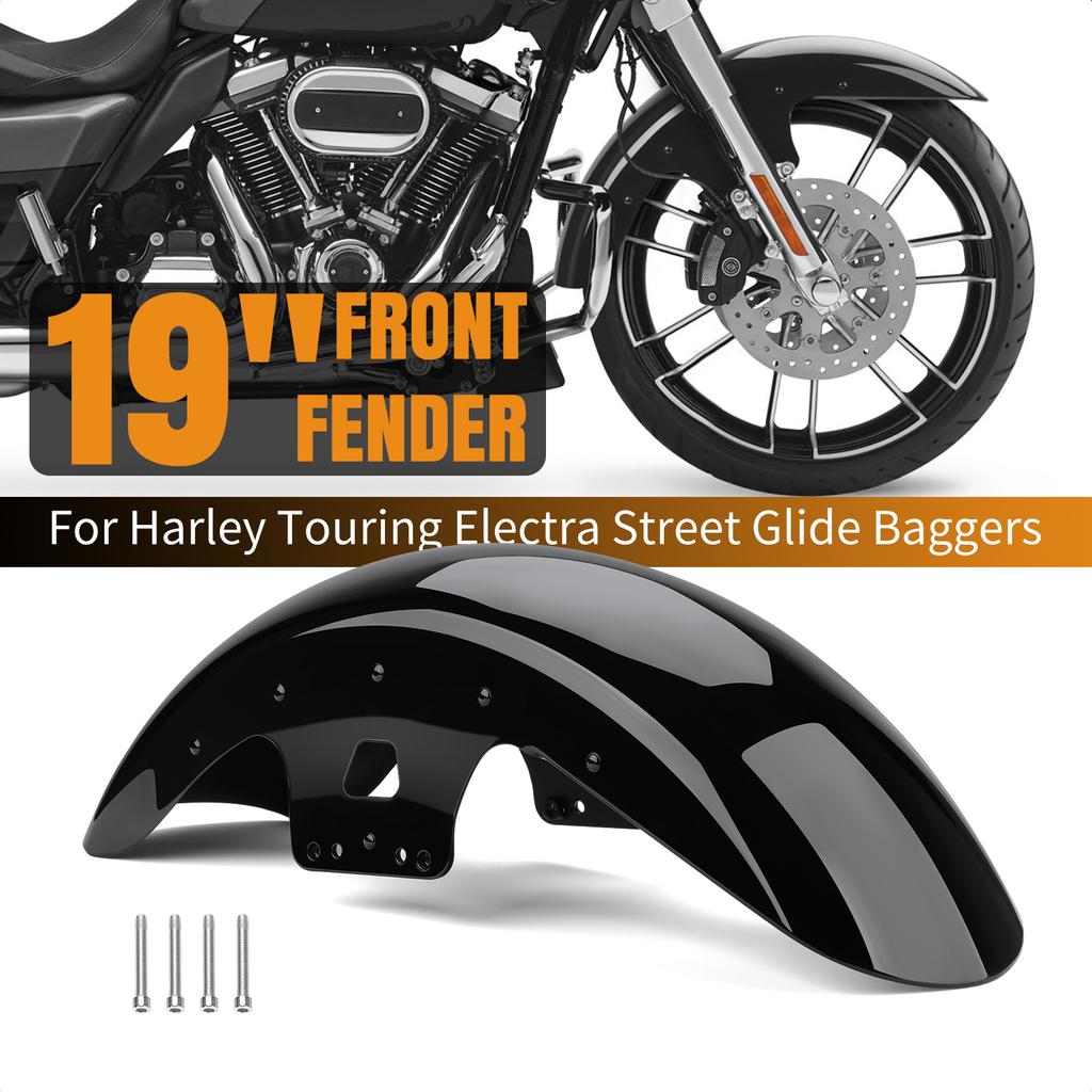 For Harley Touring Road Glide Electra Street Glide Road King 2014-2023 Motorcycle Front Fender Iron Wheels Wrap