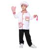 Костюм шеф-повара для мальчиков девочек Костюм шеф-повара для ролевых игр для Дня карьеры Хэллоуина 100-го дня школы Подарок на день рождения