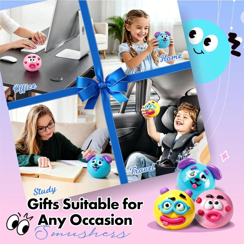 Creative Dog Face Changing Stress Toy for Adults Fun Relaxation & Squeeze