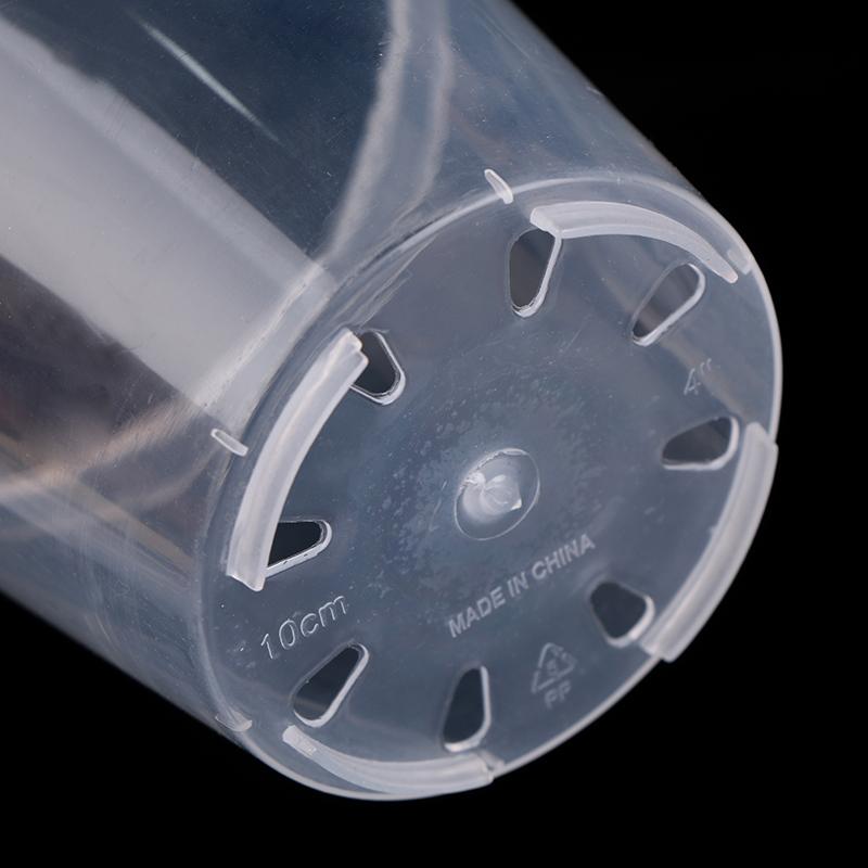 Круглый горшок для рассады орхидей Контейнер для рассады Прозрачный контейнер для орхидей Круглые стартовые горшки